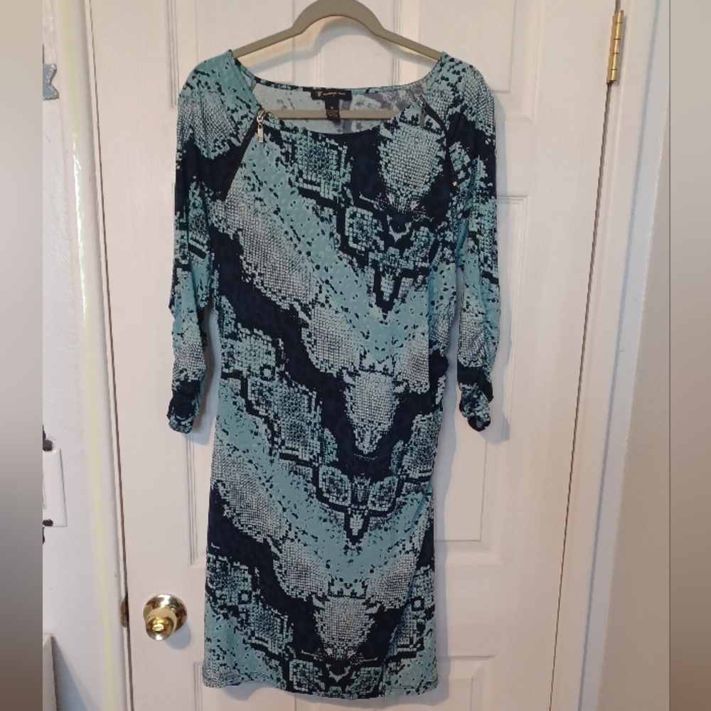INC Snakeskin Dress